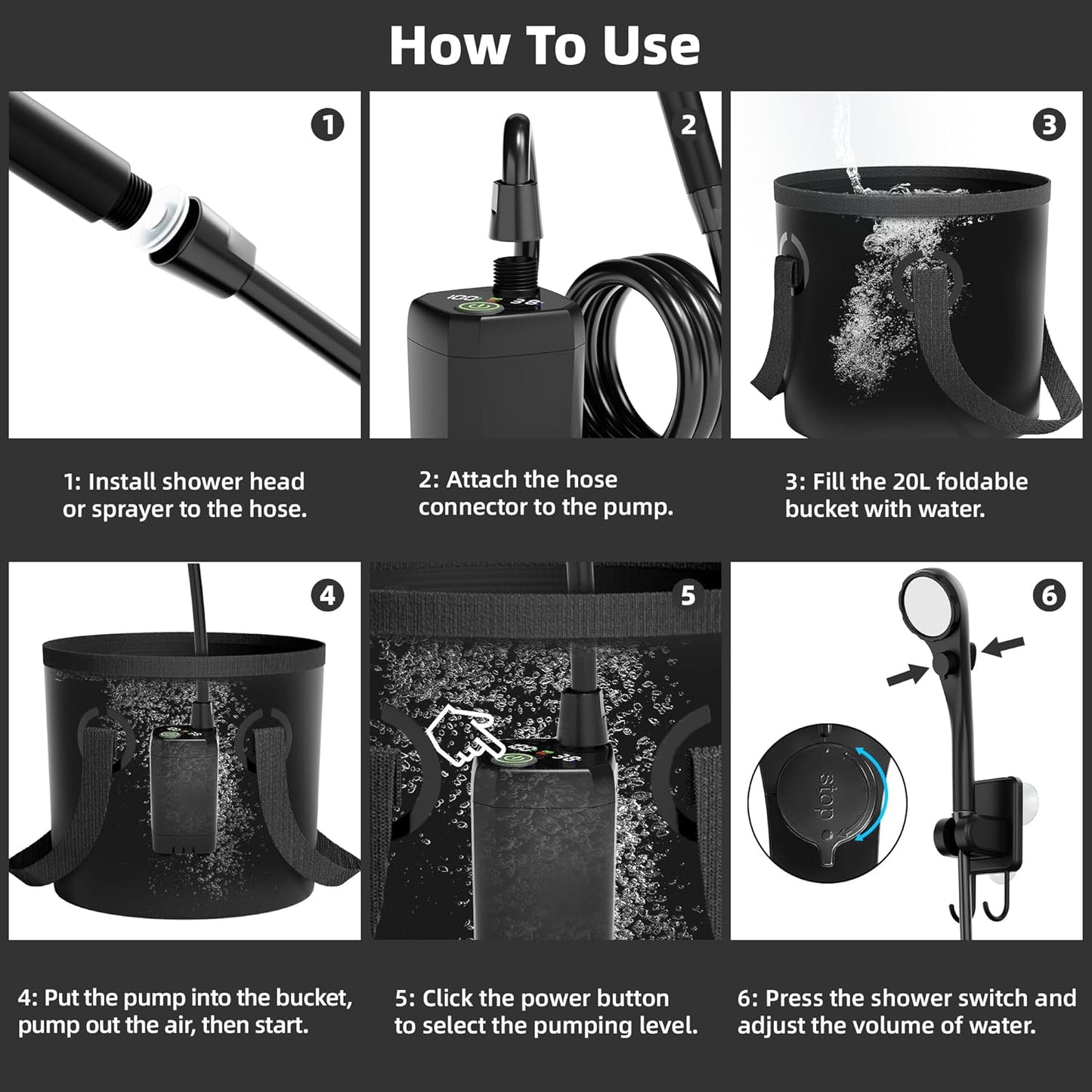 HydroNomad™ - Douche De Camping Portable